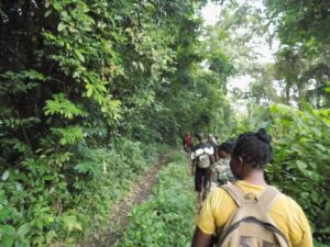 Forest patrols, female eco-guards are not left out.
